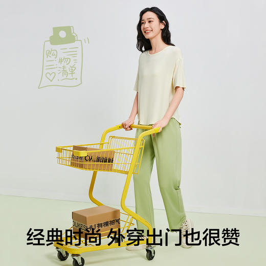 【清仓捡漏】【5A抑菌 莫代尔】【M-2XL】【有棵树】女士睡衣睡裤舒适家居服套装 商品图8