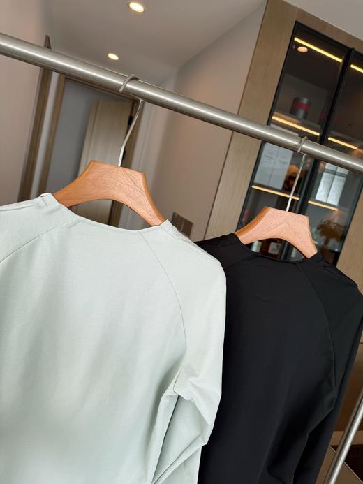 点此购买 迪桑特DUALIS系列春秋季男士SOLOTEX圆领长袖针织衫 bk 342006 商品图7