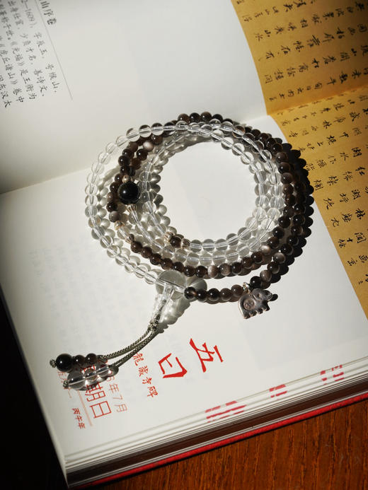 黑与白｜白水晶&黑曜石 商品图0