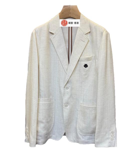 男款刺绣亚麻西装外套ho015 商品图1