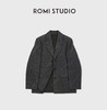 ROMI STUDIO“自我轮廓”羊毛混纺复古颗粒纹微收腰西装RWCWWG7246 商品缩略图0