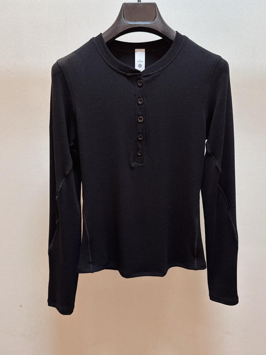 312-9  渠道货 超好穿 lu女士四色长袖 亨利衫 运动打底休闲 130以内穿8码 商品图11