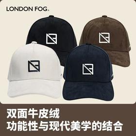 【直发】LONDON FOG 涤纶弹力双面牛皮绒棒球帽-LW25AD002M