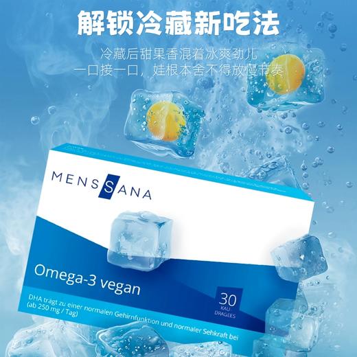 MensSana Omega3植物DHA藻油素食小布丁30粒【德国直邮 下单请提供身份证正反面照片】 商品图4