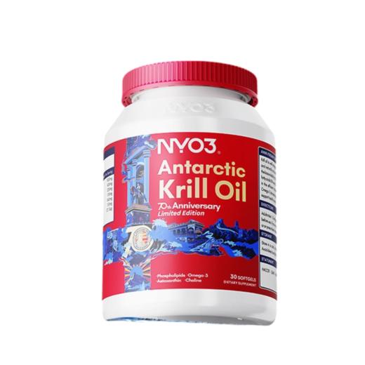 NYO3 70周年纪念款纯南极磷虾油 750mg*30粒/瓶 商品图0