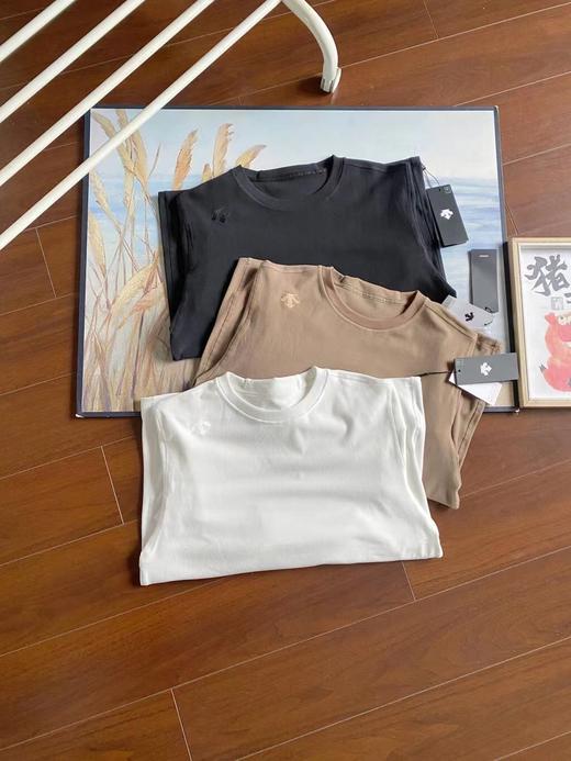 F031250新品多色户外休闲速干运动德绒微拉绒圆领男女同款长袖T恤 商品图1