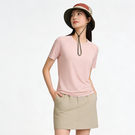 英国Schenvega 情侣款lulu云感裸肤 10A抗菌 防晒驱蚊山茶香T恤 B57-2606 商品图10