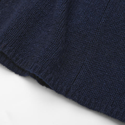 ROMI STUDIO“体感轻盈”羊绒羊毛卷边圆领套头短袖毛衫RWDSST1821 商品图4