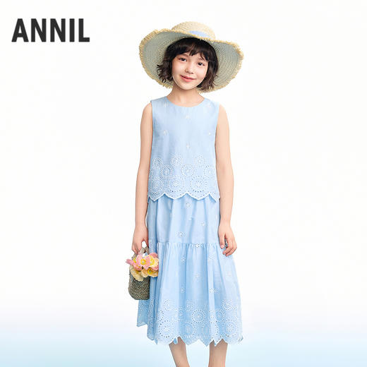 【实体店同款】女童套装夏季新款安奈儿童装AG622260 商品图0