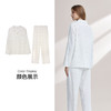 【99元超值新品】【秀黛】女翻领杯垫印花长袖套装印花柔雾细腻舒适女士春秋睡衣家居服W1551013T【门店同款】 商品缩略图3