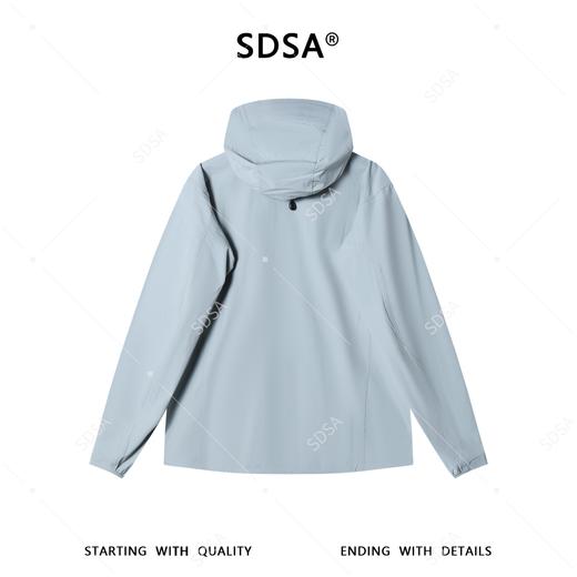 SDSA男装2026新款高贵轻奢时尚简约透气户外拉链立领轻薄软壳夹克 商品图4