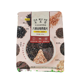 五合滋鲜森520g六黑谷物燕麦片
