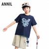 【实体店同款】男童圆领短袖针织衫夏季新款安奈儿童装AB621123 商品缩略图1