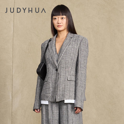 JUDYHUA生命的轨迹系列亚麻西装 商品图1