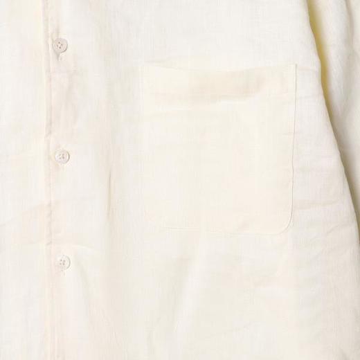 SDSA男装2026新款高贵轻奢极简风纯色亚麻长袖衬衫百搭时尚衬衣 商品图2