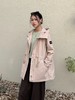 点此购买 艾高春秋季女士中长款连帽冲锋衣夹克 bk 342023 商品缩略图7