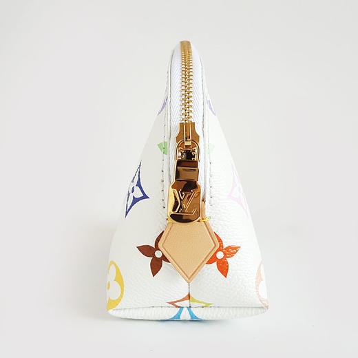 【98新】LV路易威登M13744白三彩村上隆小号贝壳化妆包手拿包女士090326YY37 商品图3