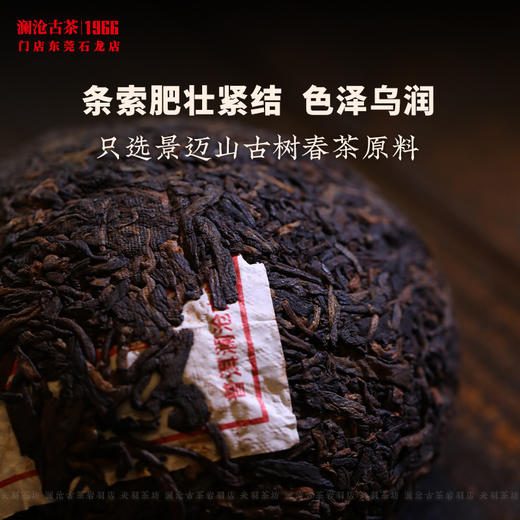 澜沧古茶2026年第13代0085小沱普洱茶熟茶云南茶叶景迈古树芳沱 商品图3