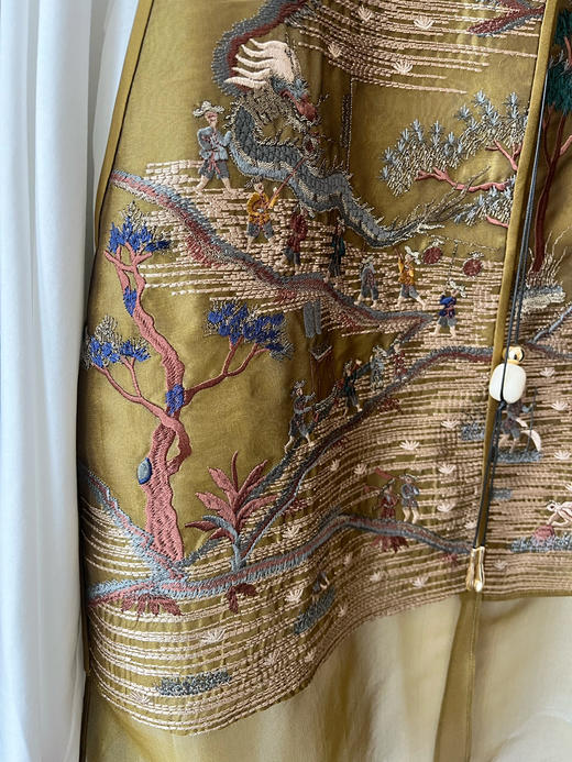 【中式之美】噢蜜ooomeooo真丝刺绣马甲 商品图9