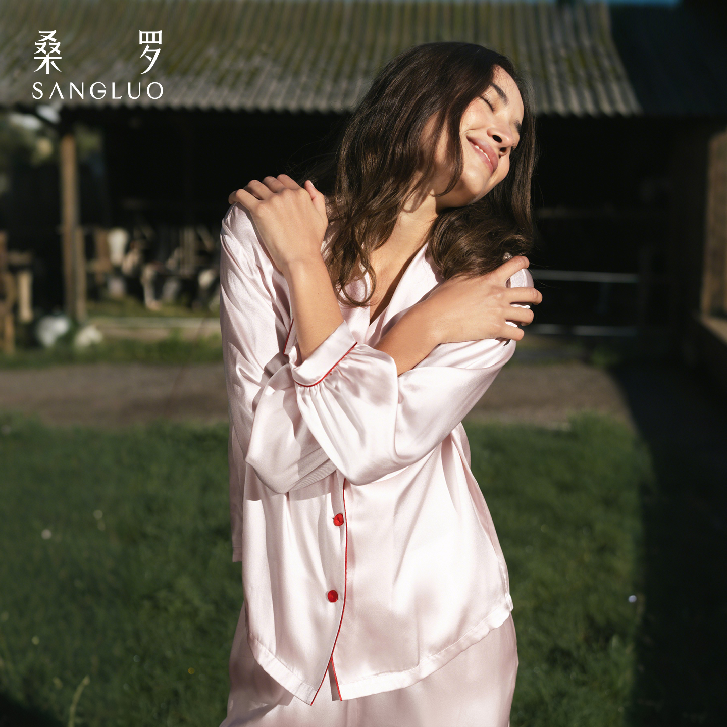 桑罗23姆米重磅睡衣套装女桑蚕丝舒眠家居服可外穿