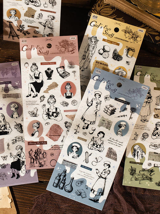 语闲女孩的果实物语系列贴纸 商品图1