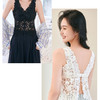 【带胸垫】女士新款蕾丝长款背心宽肩带美背背扣【FF26523】 商品缩略图3