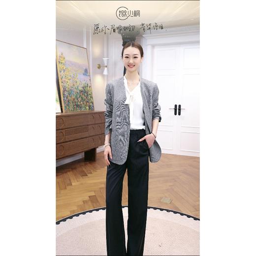 火桐hooton 高智精英 2026春季新款绵羊毛直筒西裤 商品图2