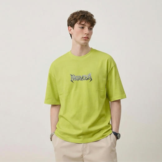 短袖T恤男夏季棉打底衫纯色男士圆领上衣  YLZ-15052 商品图0