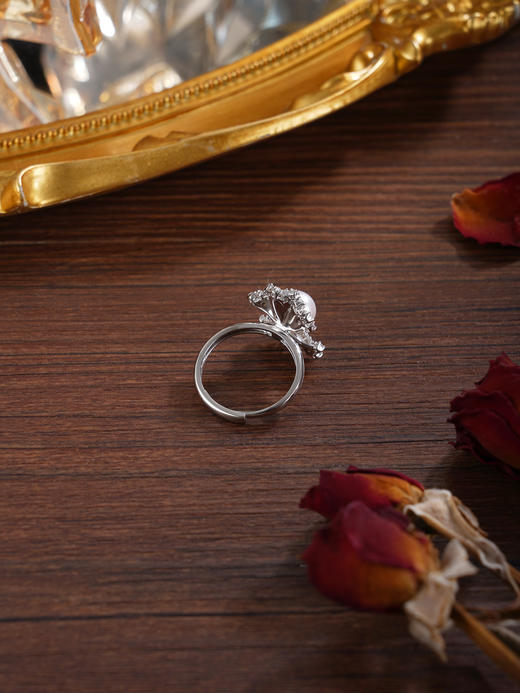 子佩集【仙姬缀梦】银S925珍珠惜王妃戒指【R2298】双色蝴蝶结横向2602 商品图7