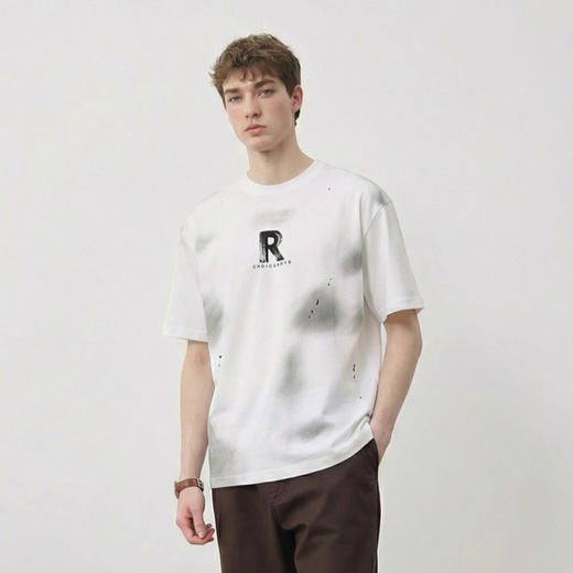 夏季新款字母印花短袖T恤舒适时尚扎染潮流上衣   YLZ-CY6862 商品图0