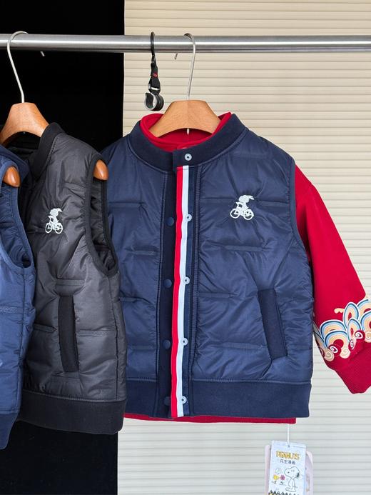 新品爆款史努比儿童羊毛马春秋款童装宝宝背心保暖坎肩内搭 商品图2