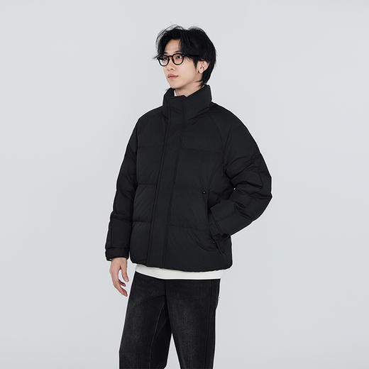 【新品上新】HX 冬季短款立领羽绒服Z100540061101 商品图1