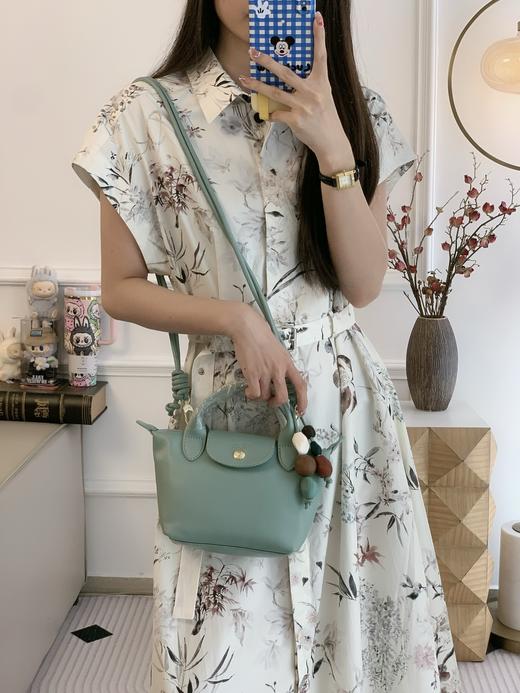 LC珑骧 牛皮Le Pliage Xtra XS串珠手提包迷你饺子包休闲斜挎包 特惠 Z-15866 商品图6