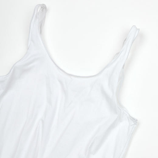 ROMI STUDIO100%棉砂洗加软宽松卷边铝丝打底内搭背心&短袖T恤RWCSSG7365 商品图4