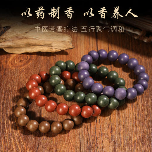 【任选两串】草本合香珠戴出“千人千香“东方美学的文化承载‌，真材实料，净化空气，驱虫驱蚊自然芳香；男女同款手作草本手串 商品图3