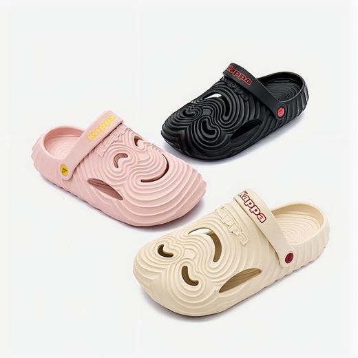 kappa kids卡帕儿童夏季柔软厚底洞洞鞋一鞋两穿拖鞋凉鞋 商品图0