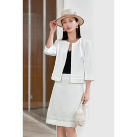 醋酸 三件套  外套+吊带+半身裙    套装5R25CG4642