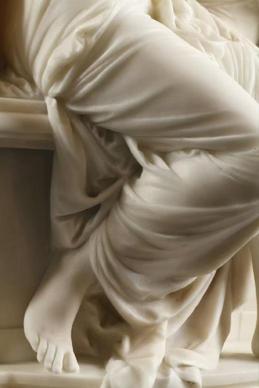 独角鹿西洋古董1860年代法国著名雕塑家Carrier-Belleuse签名创作人物主题大理石群雕作品《秘密》 商品图7