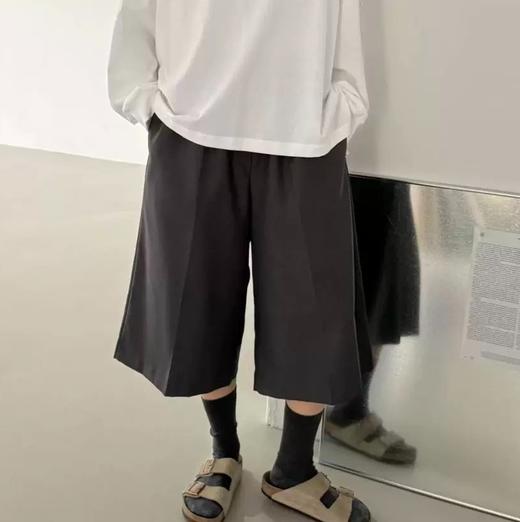 老米优品🎈3-5天！梨形身材本命神裤！韩代同款。《高级感裁剪七分西装阔腿裤》A字阔腿，含9%羊毛，定制面料，挺阔有型。K260312A 商品图1