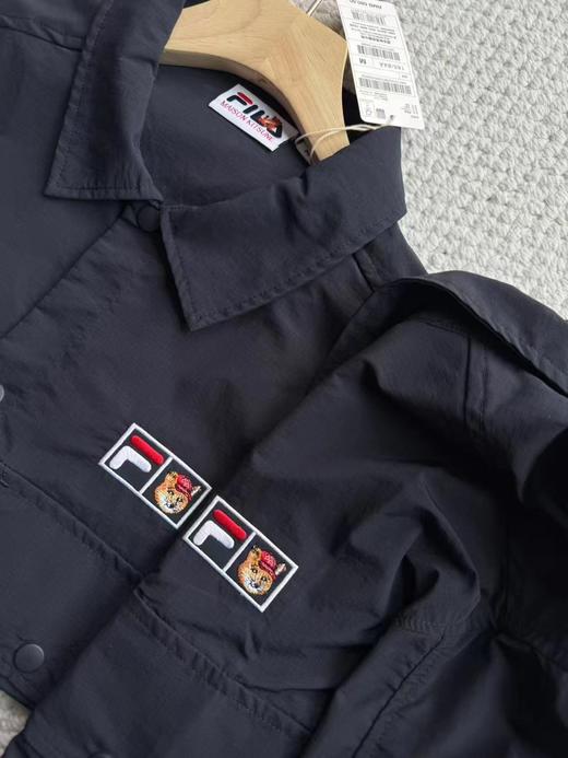 F031201黄景瑜同款梭织夏新小狐狸时尚稳重休闲宽松长袖衬衫上衣 商品图10