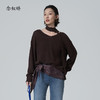 【商场同款】CNK6346 “ 飘带V领毛衫 ”天然亚麻材质 干爽舒适 宽松版型舒适自在 商品缩略图10