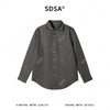SDSA男装2026新款高贵轻奢极简风纯色亚麻长袖衬衫百搭时尚衬衣 商品缩略图0