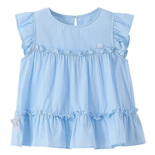 【实体店同款】女童圆领短袖上衣夏季新款安奈儿童装XG621195 商品图8