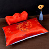 红色 寿枕寿衣枕头脚蹬刺绣龙凤头枕脚枕男女全套寿衣配件 商品缩略图1