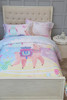 【代发】儿童天丝花色款 蓝铂四件套春夏款儿童床上用品（尺寸为被罩尺寸） 商品缩略图4