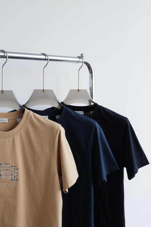 26 B.B 斩马 格纹贴布刺绣 圆领短袖T恤 TX595 商品图4