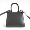 【95新】Delvaux德尔沃Brillant系列深灰色mini Brillant手提单肩包女士270226NJS15 商品缩略图4