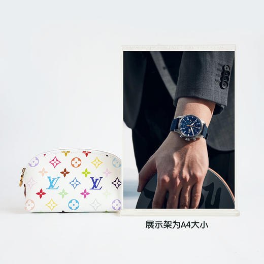 【98新】LV路易威登M13744白三彩村上隆小号贝壳化妆包手拿包女士090326YY37 商品图9