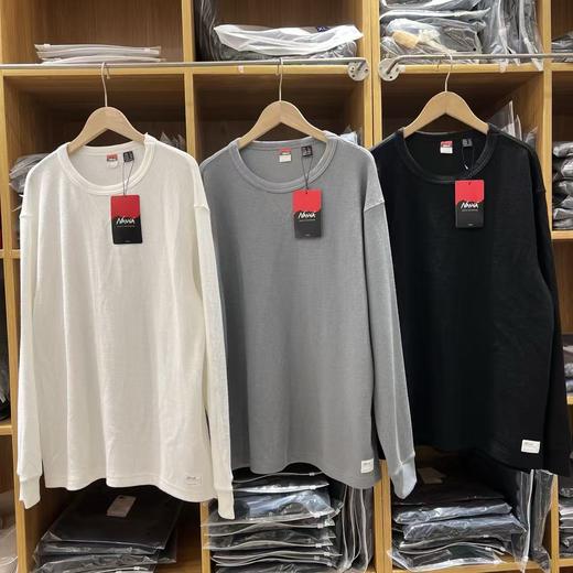 【cg1】情侣户外休闲华夫格舒适打底长袖T恤！！ 商品图2