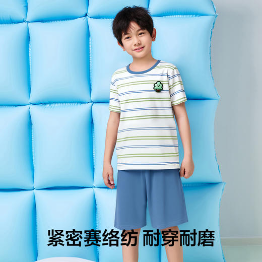 【清仓捡漏】【5A抑菌 100%棉】【120-150】【有棵树】男童夏季纯棉睡衣套装 商品图4